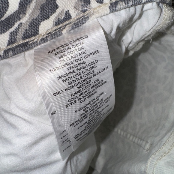 EUC Current/Elliott Leopard Print Denim Mini Skirt Size 28 - Picture 4 of 6